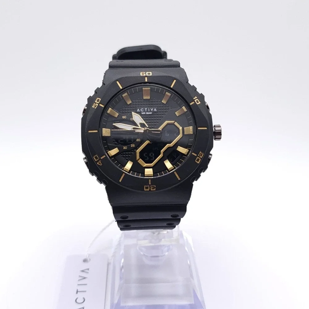 Invicta Activa Exon X Men's Black Analog Digital Watch 48mm New